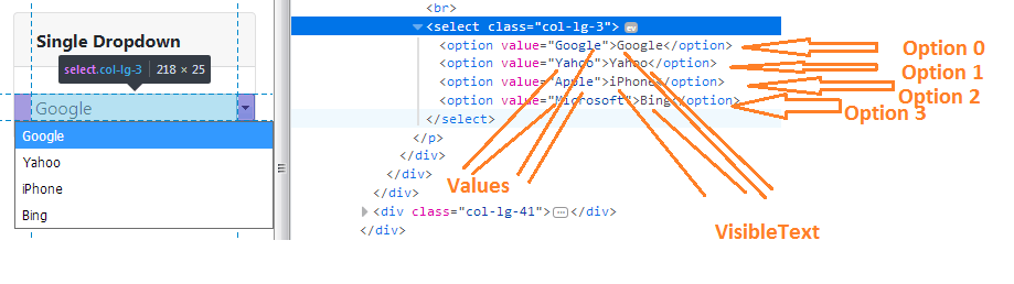 Values Options Visible Text Select Class Playwright Python Testercoder