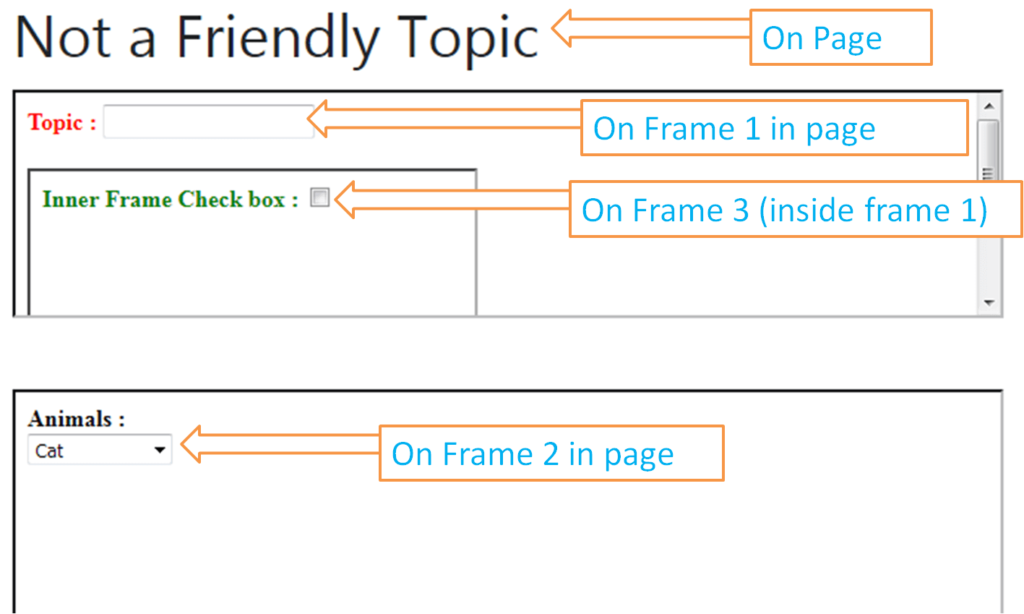 Frames Example Playwright Tester Coder